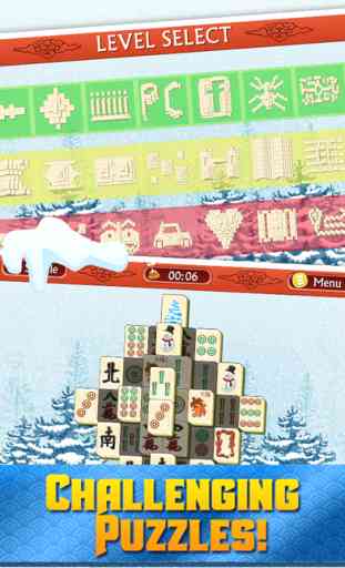 Mahjong Frozen Winter - Best Majong Puzzle Deluxe 2