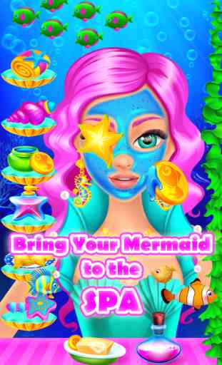 Mermaid Beauty Salon - Makeup & Makeover Kids Game 4