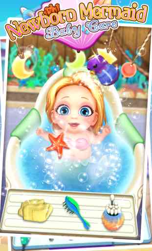 Mermaid's Newborn Baby Doctor - kids game & new baby 3