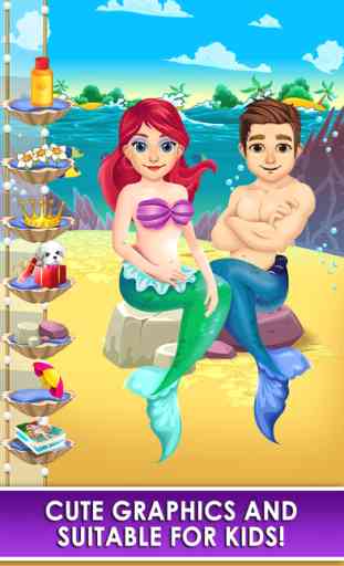 Mermaid Salon Make-Up Doctor Kids Games Free! 4