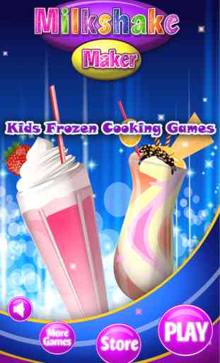 Milkshake Maker - Kids Frozen Cooking Games 1