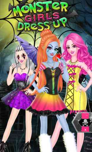 Monster Girl Dress up Party Makeover Salon Makeup 4