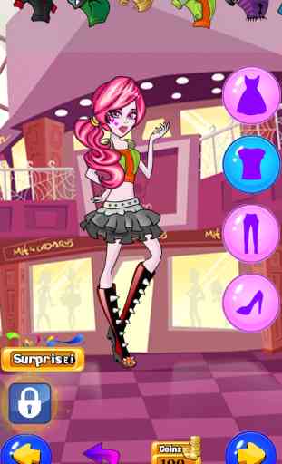Monster Girls Fashion Beauty Makeover & Dress Up: Style the Fashionistas 4