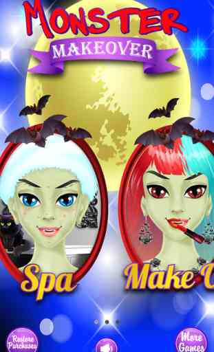 Monster Makeover Girls - Kids Dressup Salon Games 1