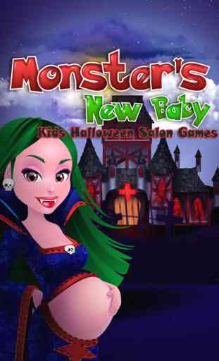 Monster's New Baby - Kids Halloween Salon Games 1