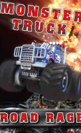 Monster Truck Road Rage Destruction Racing Game 1