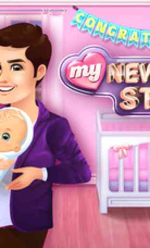 My New Baby Story - Makeup Spa & Dressup Kids Game 1
