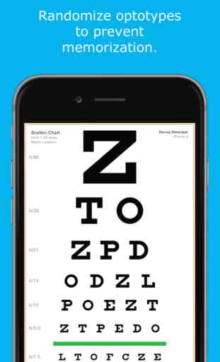 Eye Chart HD - Screen Vision with Pocket Snellen, Sloan, Near Vision, and Amsler Grid Test 3