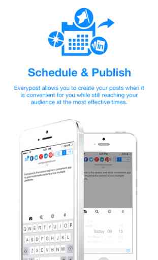 Everypost for Twitter, Facebook & Social Media Scheduling 1