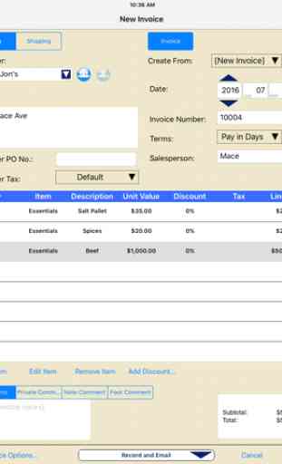 Express Invoice Invoicing Free 3