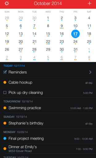 Fantastical 2 for iPhone - Calendar and Reminders 4