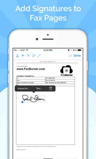 Fax Burner - Send & Receive Faxes for Free 3