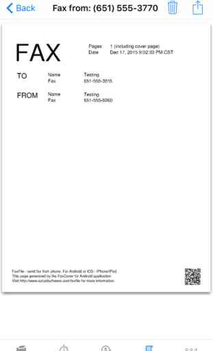 FaxReceive - receive fax to iPhone or iPad 2