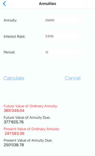 Financial Mathematics - an easy to use and powerful calculator 2