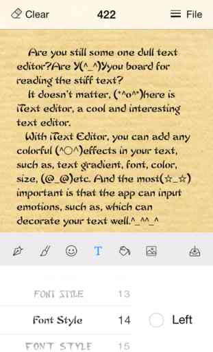 Font Dresser for ext editing, font color 4