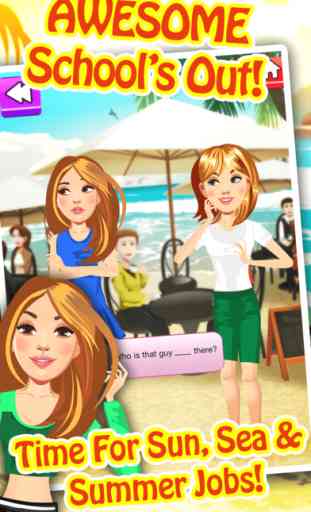 My Teen Life Summer Job Episode Game - The Big Fashion Makeover Cover Up Interactive Story Free 1