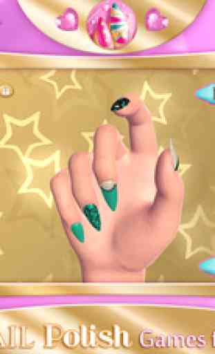 Nail Polish Games For Girls: Do Your Own Nail Art Designs in Fancy Manicure Salon 3