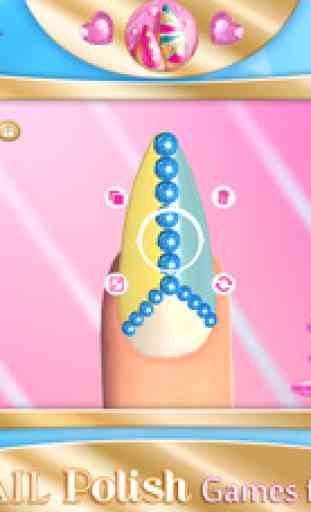 Nail Polish Games For Girls: Do Your Own Nail Art Designs in Fancy Manicure Salon 4