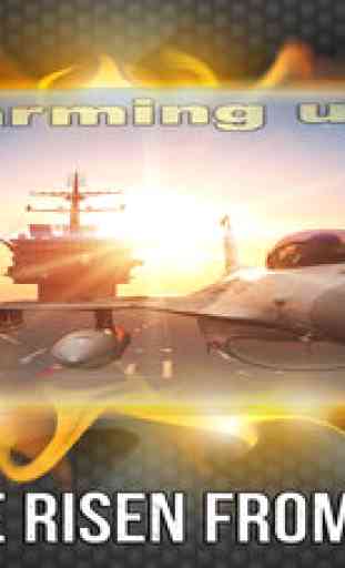 Navy fighter 3D - F-18 Turbo ace adventure for air Supremacy against air storm jet attack ( HD arcade version ) 3