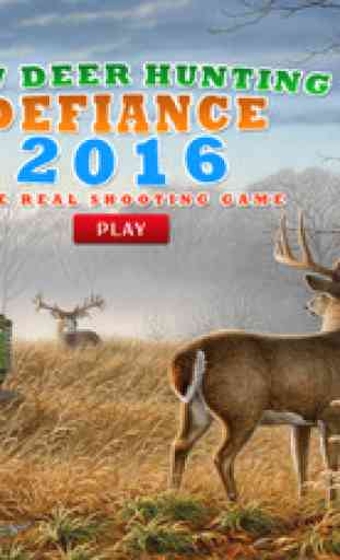 New Deer Hunting Defiance 2016 - The Real Shooting game for shooting lovers 1