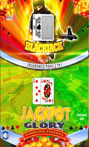 Offline Sniper Attack Blackjack Shooter Strike - Free 3D Sniper Urban Casino BlackJack 21 Card Game 3