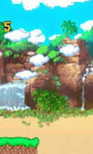 Pixel Monkey - Monkeys Jump, Battle, and Duck under Obstacles in Jungle Temple 2