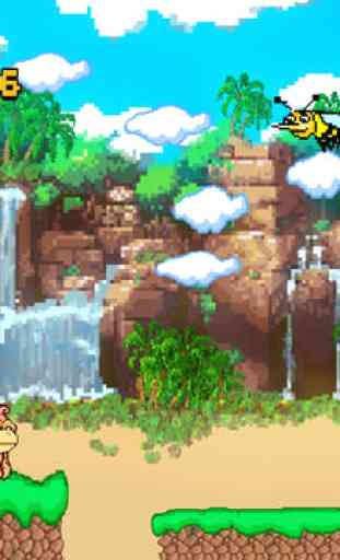 Pixel Monkey - Monkeys Jump, Battle, and Duck under Obstacles in Jungle Temple 4