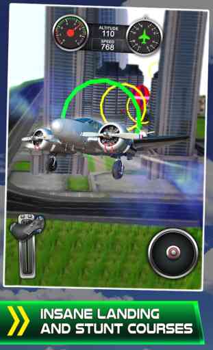 Plane Flying Parking Simulator - 3D Airplane Car Flight Alert Driving & Sim Racing! 2