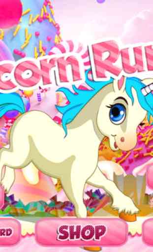 My Unicorn Runner - Little Pony Jumping over Candy 3