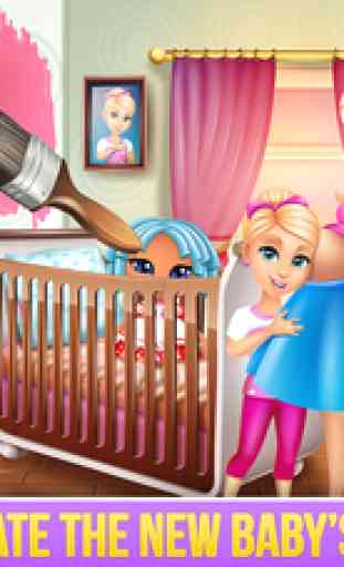 New Baby Sister - Girls Newborn Salon Kids Games 3