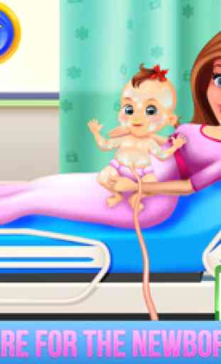 Newborn Baby Doctor Care - Makeup Spa & Kids Games 2