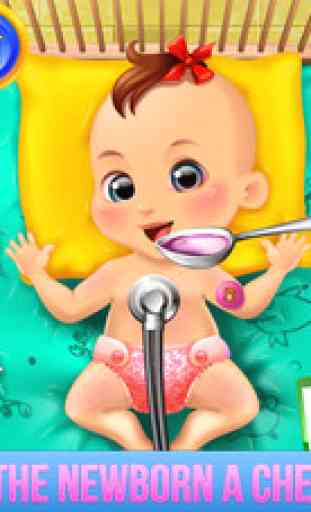 Newborn Baby Doctor Care - Makeup Spa & Kids Games 4