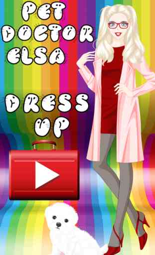 Pet Doctor Elsa Dress Up and Make Up Game 1