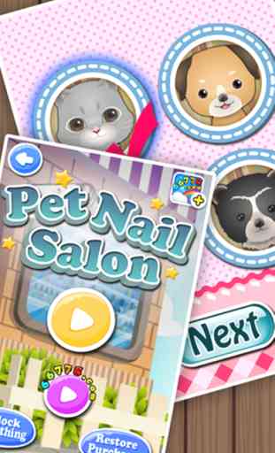 Pets Nail Salon - kids games 2