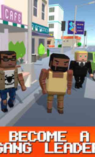 Pixel City: Crime Car Theft Race 3D 4