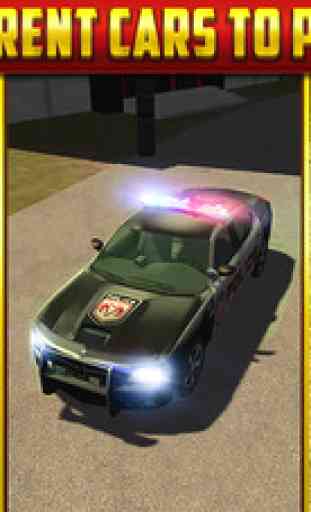 Police Car Parking Simulator Game - Real Life Emergency Driving Test Sim Racing Games 2