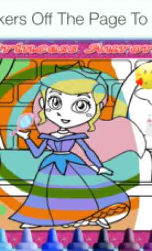 Princess Coloring World: My Fairy Tail Paint, Play and Draw Book for Girls! FREE 2