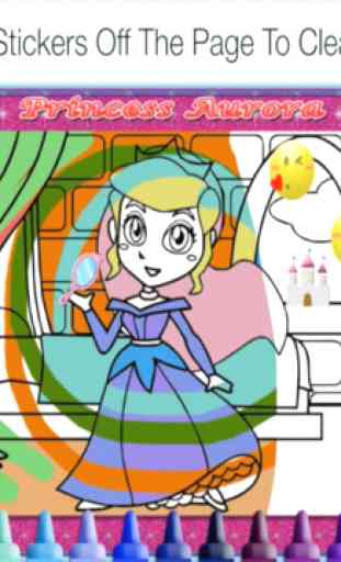 Princess Coloring World: My Fairy Tail Paint, Play and Draw Book for Girls! FREE 4