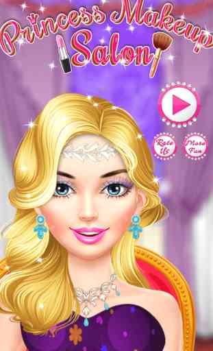 Princess Makeup Touch Salon - Girls Makeover, Dressup, Spa & Beauty Salon Games 1