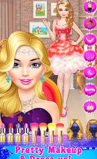 Princess Makeup Touch Salon - Girls Makeover, Dressup, Spa & Beauty Salon Games 4