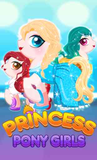Princess Pony Dress Up & MakeOver Games - My Little Pets Equestrian Girls 1