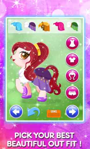 Princess Pony Dress Up & MakeOver Games - My Little Pets Equestrian Girls 3