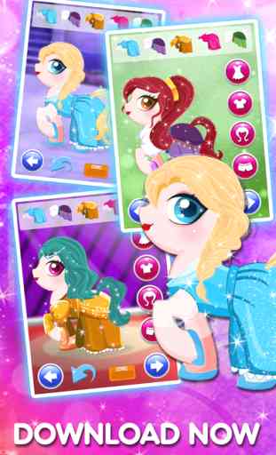 Princess Pony Dress Up & MakeOver Games - My Little Pets Equestrian Girls 4
