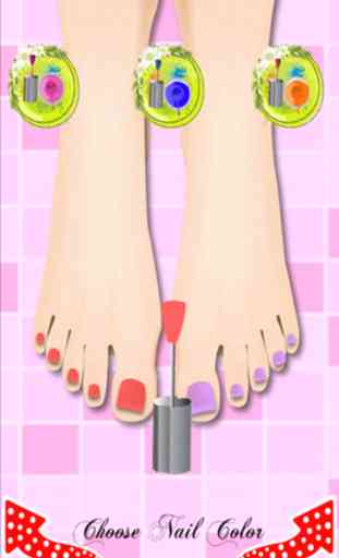 Princess Toe Dress Up – Girls Kids hot fashion free makeup game – Make her Cinderella or Snow White of fairy tales 2