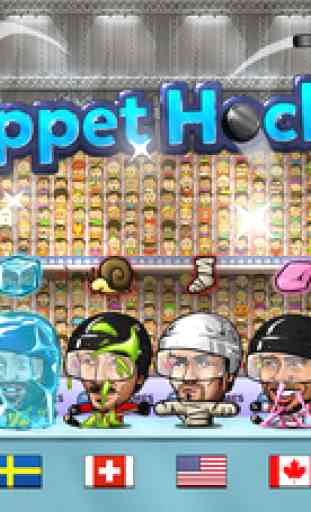 Puppet Ice Hockey: Championship of the big head nofeet Marionette slapshot stars 3