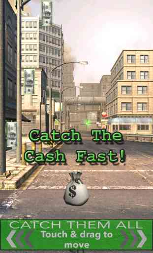 Rainy PayDay - Play a Free Money Game Where You Must Be Quick to Get Filthy Rich! Slide Your Magical Money Bag and Grab the Most 100 Dollar Bills Fast Before They Make It Into the Street! 2