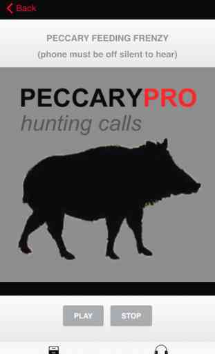 REAL Peccary Calls and Peccary Sounds for Hunting - (ad free) BLUETOOTH COMPATIBLE 1