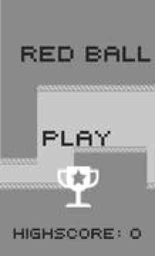 Red Ball Run - Stay in The Gray Maze Line and Tilt to Live 2 : Escape Dots Edition 4