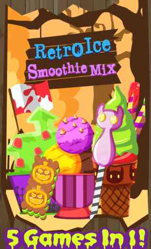 Retro Ice Smoothie Mix : Old Style Pop Art Vintage Sweet Candy Maker 3