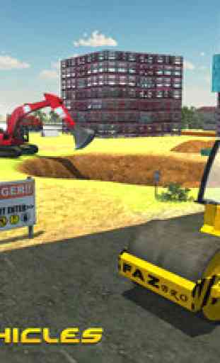Road Builder & Excavator - Real City Building with Crane Operator and Construction Truck Simulator 2
